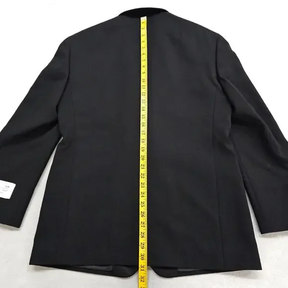 NWT Tuxedo Jacket Mens Size 42 Regular Applause Formal Wear Black Prom Wedding - Picture 10 of 16